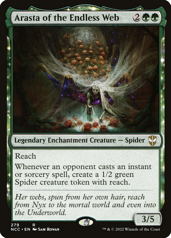 Arasta of the Endless Web (279) - New Capenna Commander (NCC)