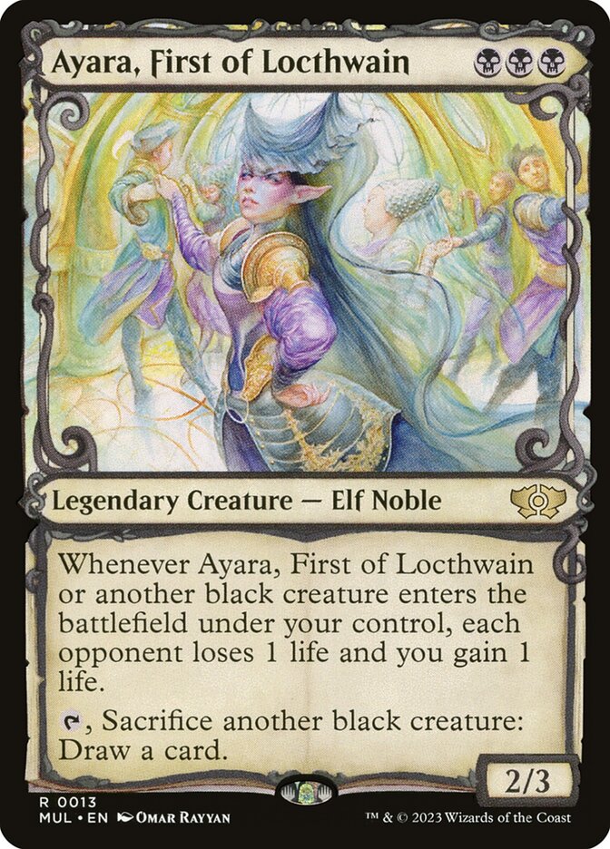 Ayara, First of Locthwain (13) - Multiverse Legends (MUL)