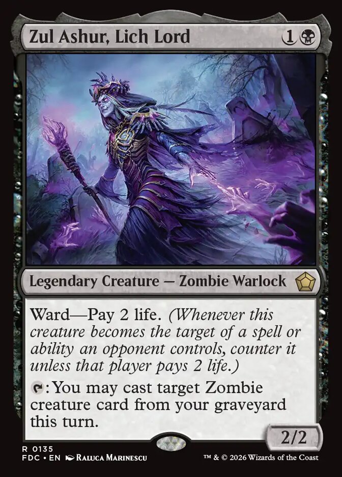 Zul Ashur, Lich Lord (135) - Foundations Commander (FDC)