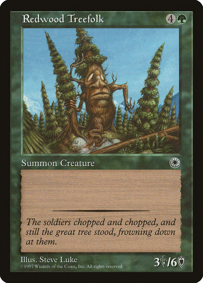 Redwood Treefolk (183) - Portal (POR)