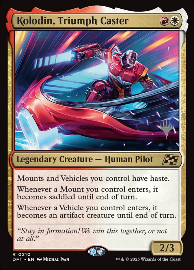 Kolodin, Triumph Caster (210p) - Aetherdrift Promos (PDFT)