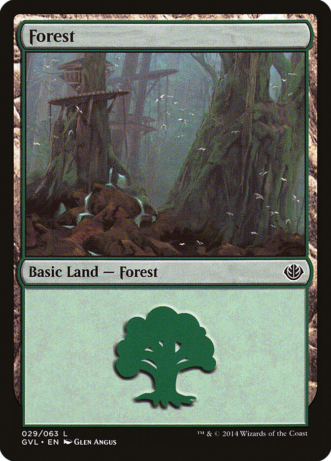 Forest (29) - Duel Decks Anthology: Garruk vs. Liliana (GVL)