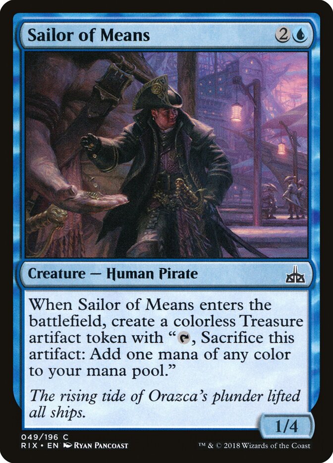 Sailor of Means (49) - Rivals of Ixalan (RIX)