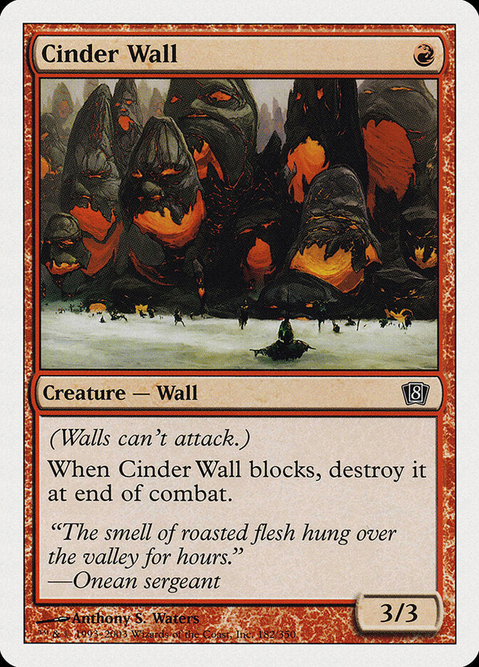 Cinder Wall (182) - Eighth Edition (8ED)