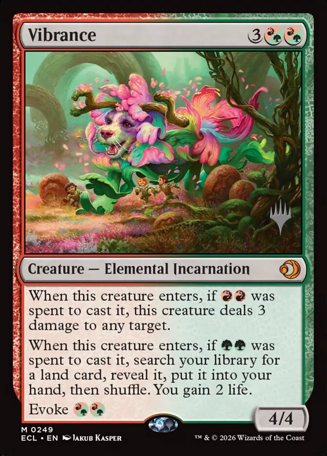 Vibrance (249p) - Lorwyn Eclipsed Promos (PECL)