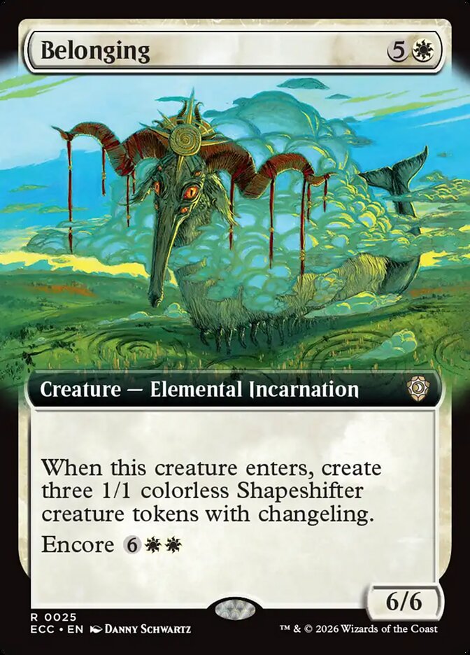 Belonging (25) - Lorwyn Eclipsed Commander (ECC)