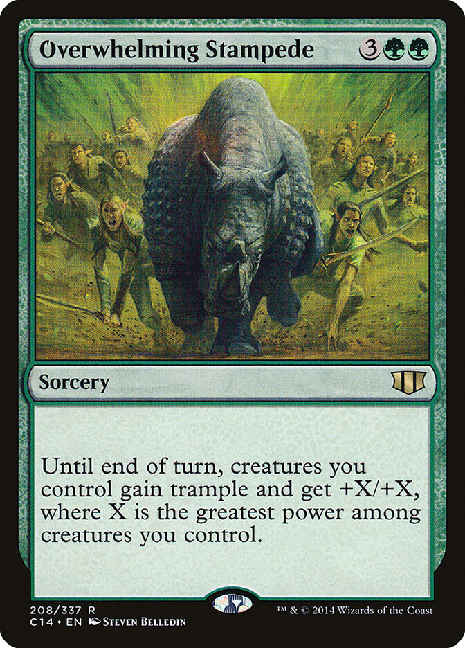 Overwhelming Stampede (208) - Commander 2014 (C14)