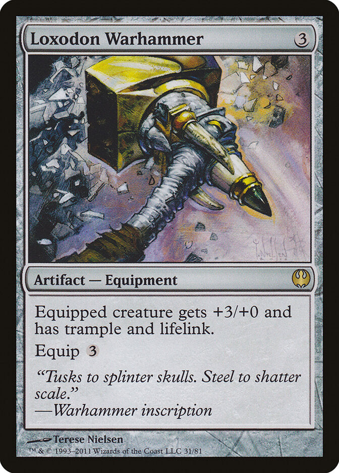 Loxodon Warhammer (31) - Duel Decks: Knights vs. Dragons (DDG)