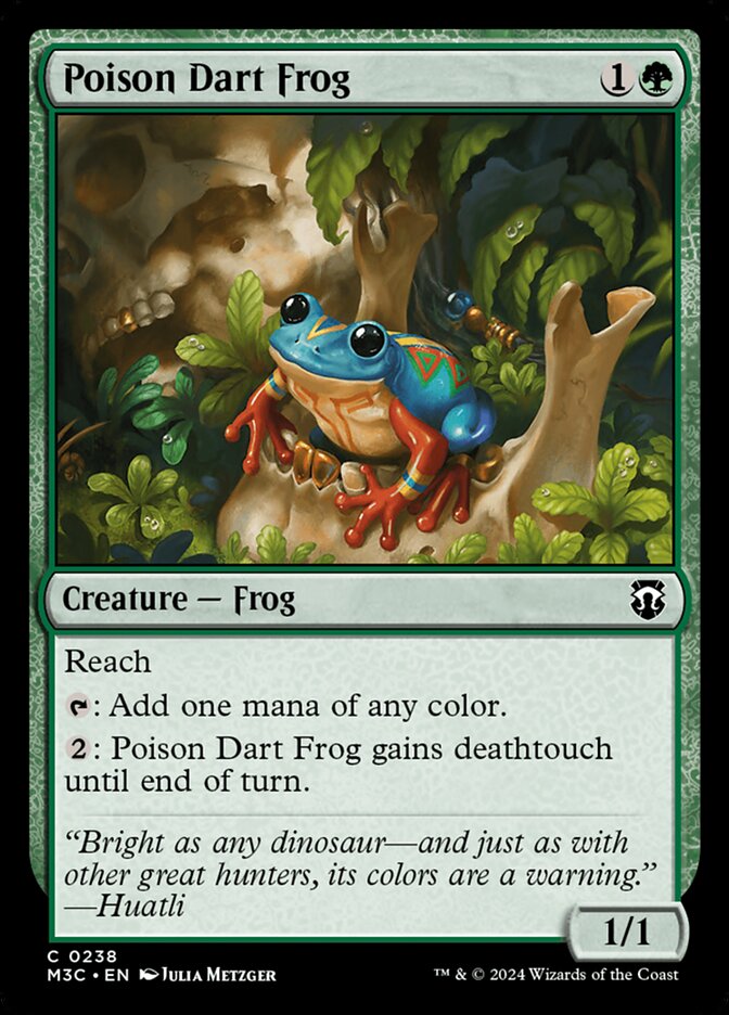 Poison Dart Frog (238) - Modern Horizons 3 Commander (M3C)