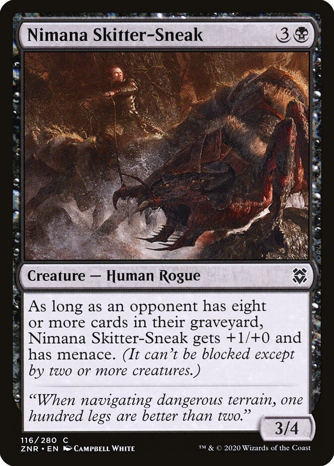 Nimana Skitter-Sneak (116) - Zendikar Rising (ZNR)