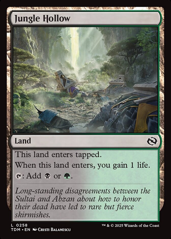 Jungle Hollow (258) - Tarkir: Dragonstorm (TDM)