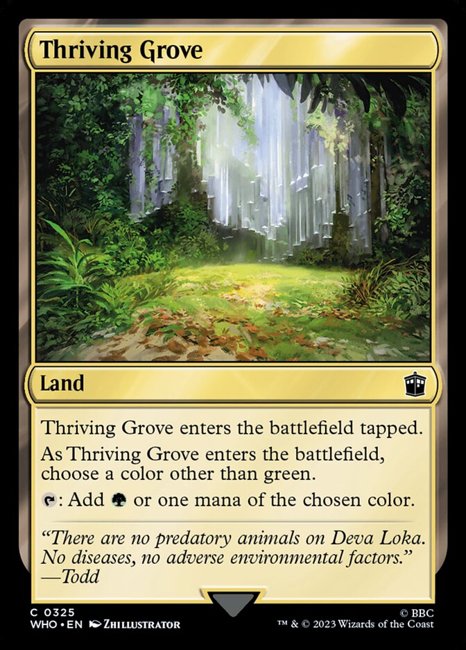 Thriving Grove (325) - Doctor Who (WHO)