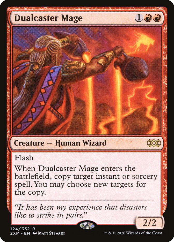 Dualcaster Mage (124) - Double Masters (2XM)