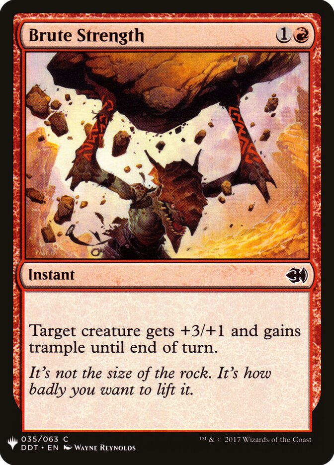 Brute Strength (DDT-35) - The List (PLST)