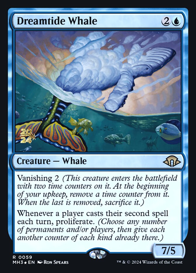 Dreamtide Whale (59s) - Modern Horizons 3 Promos (PMH3)