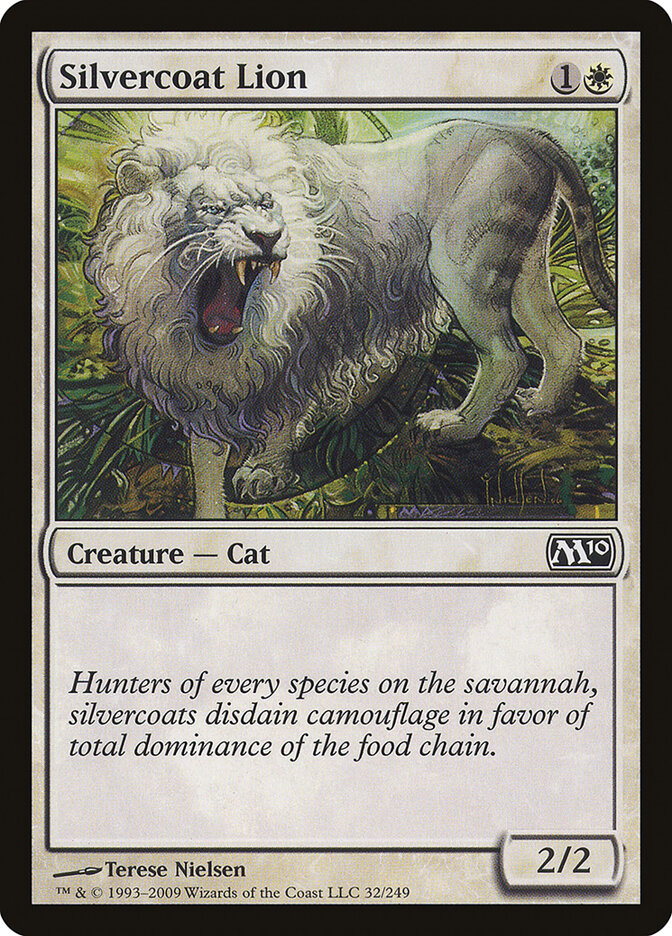 Silvercoat Lion (32) - Magic 2010 (M10)