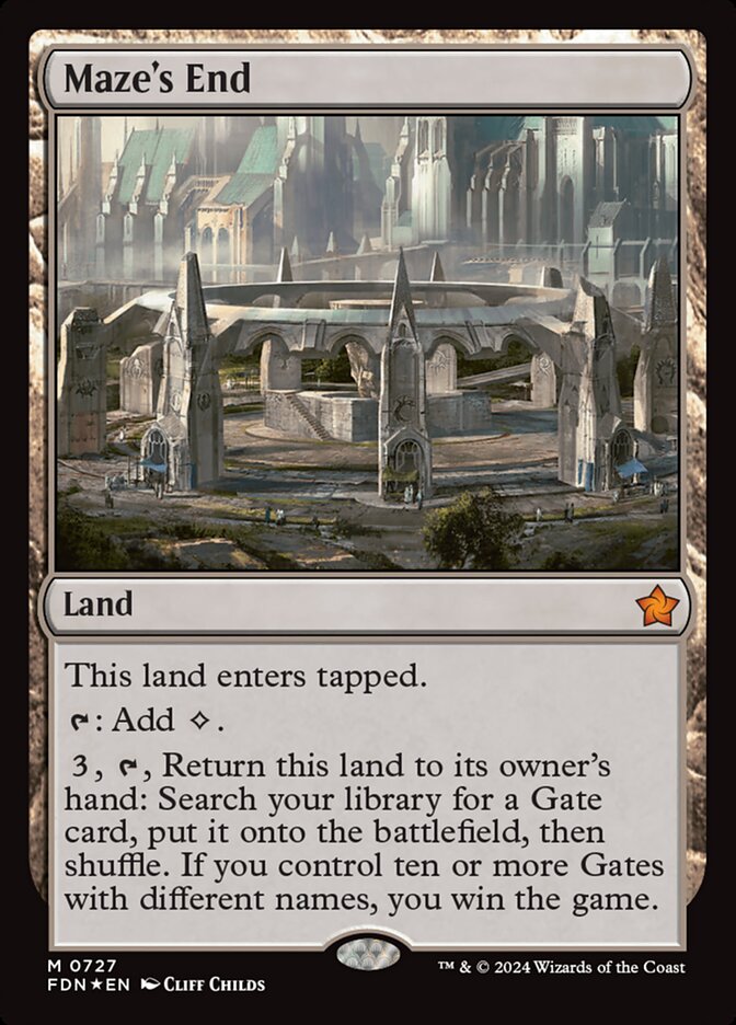 Maze's End (727) - Foundations (FDN)