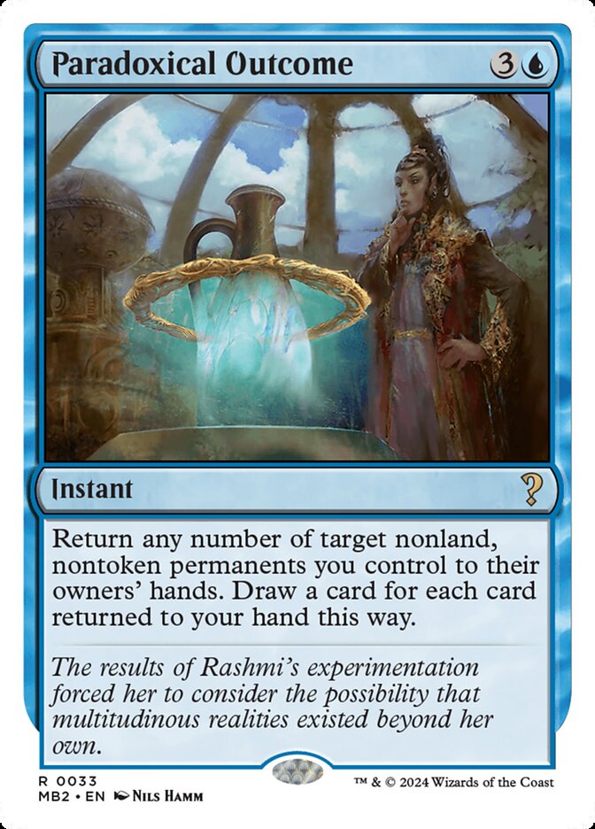 Paradoxical Outcome (33) - Mystery Booster 2 (MB2)