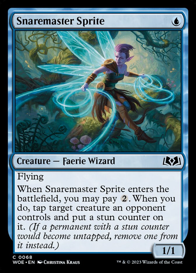 Snaremaster Sprite (68) - Wilds of Eldraine (WOE)
