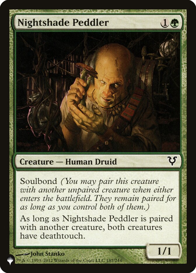 Nightshade Peddler (AVR-187) - The List (PLST)