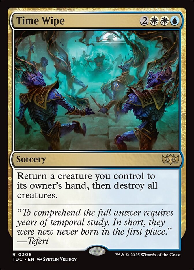 Time Wipe (308) - Tarkir: Dragonstorm Commander (TDC)