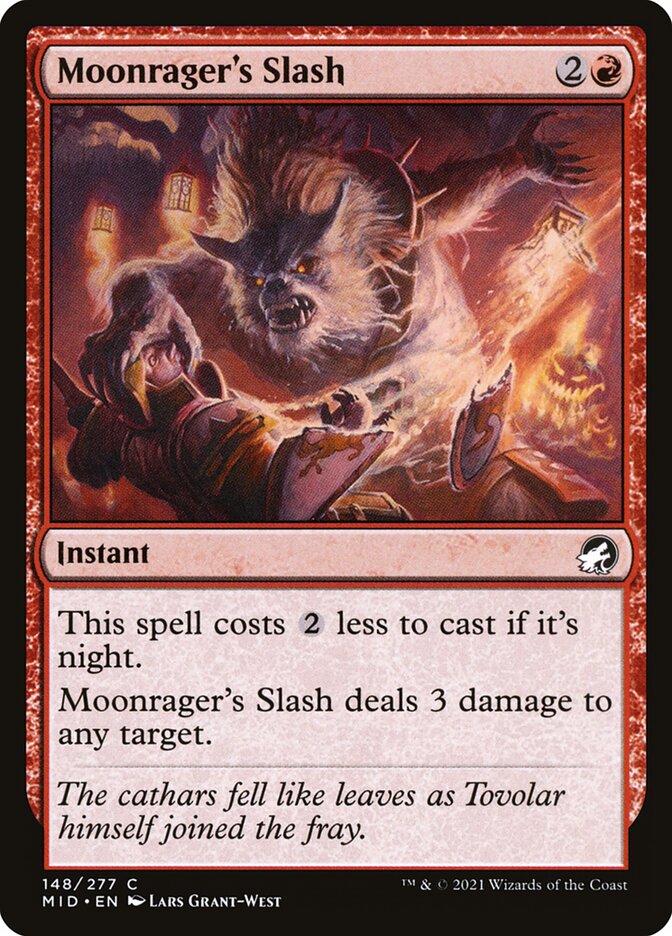 Moonrager's Slash (148) - Innistrad: Midnight Hunt (MID)