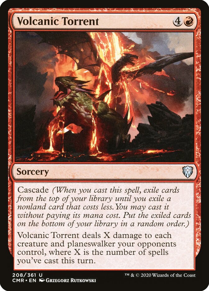 Volcanic Torrent (208) - Commander Legends (CMR)
