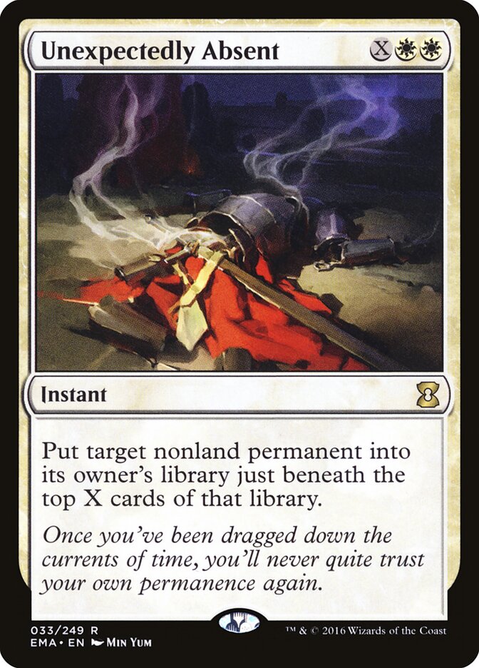 Unexpectedly Absent (33) - Eternal Masters (EMA)