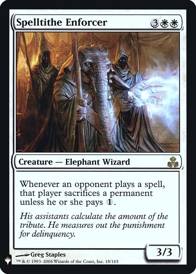 Spelltithe Enforcer (GPT-18) - The List (PLST)