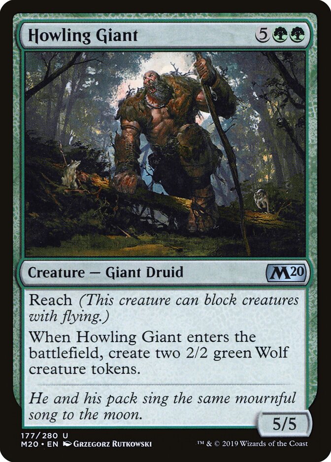 Howling Giant (177) - Core Set 2020 (M20)