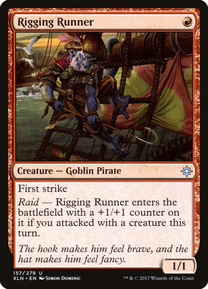 Rigging Runner (157) - Ixalan (XLN)