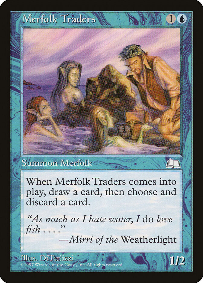 Merfolk Traders (43) - Weatherlight (WTH)