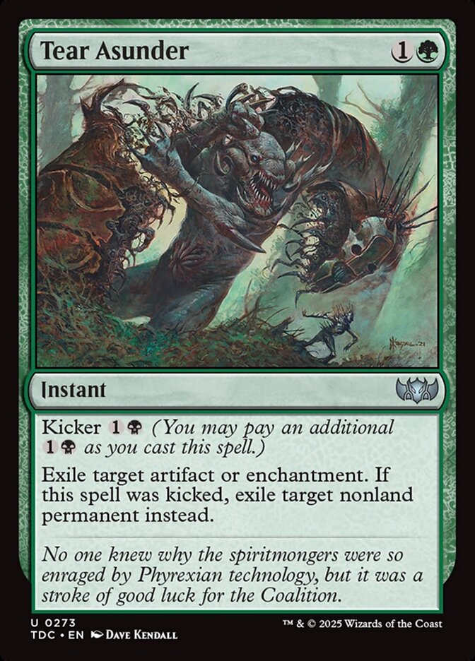 Tear Asunder (273) - Tarkir: Dragonstorm Commander (TDC)