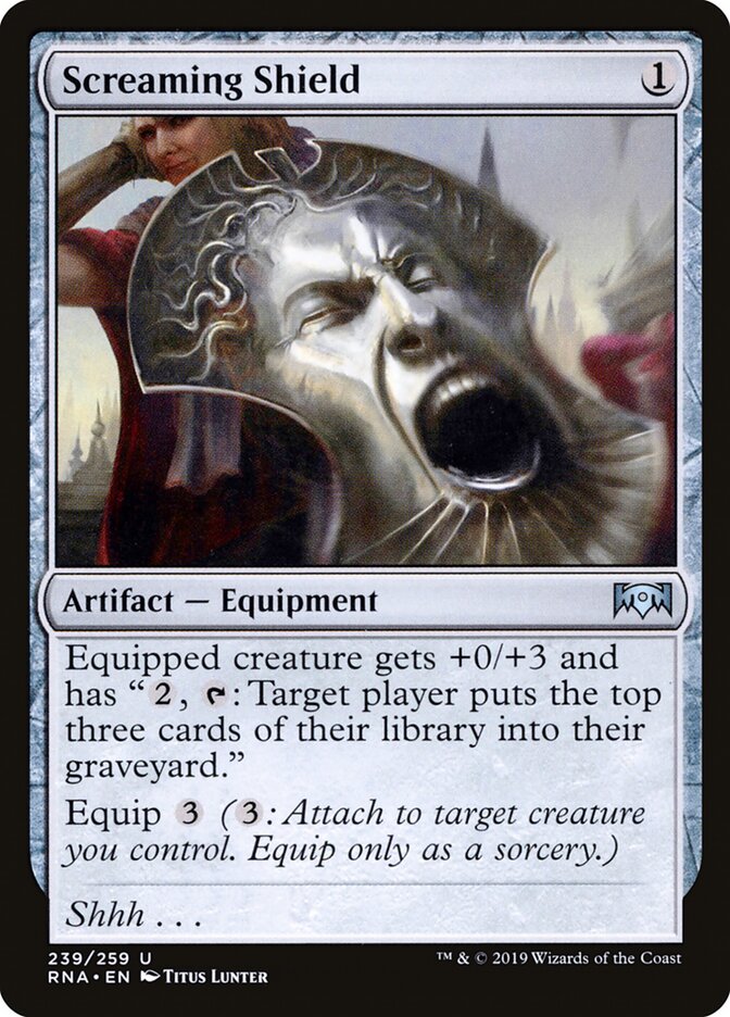 Screaming Shield (239) - Ravnica Allegiance (RNA)