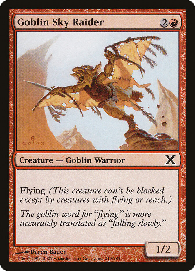 Goblin Sky Raider (210) - Tenth Edition (10E)