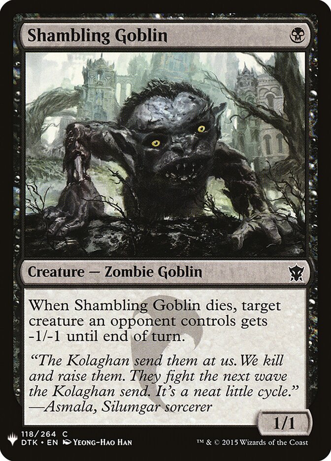 Shambling Goblin (DTK-118) - The List (PLST)