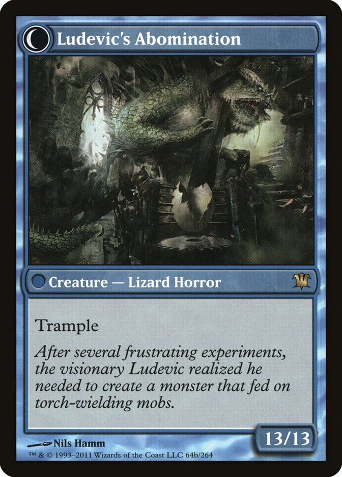 Ludevic's Test Subject // Ludevic's Abomination (64) - Innistrad (ISD)