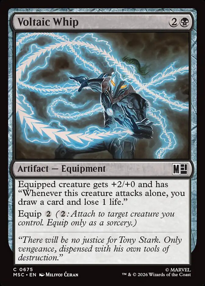 Voltaic Whip (675) - Marvel Super Heroes Commander (MSC)