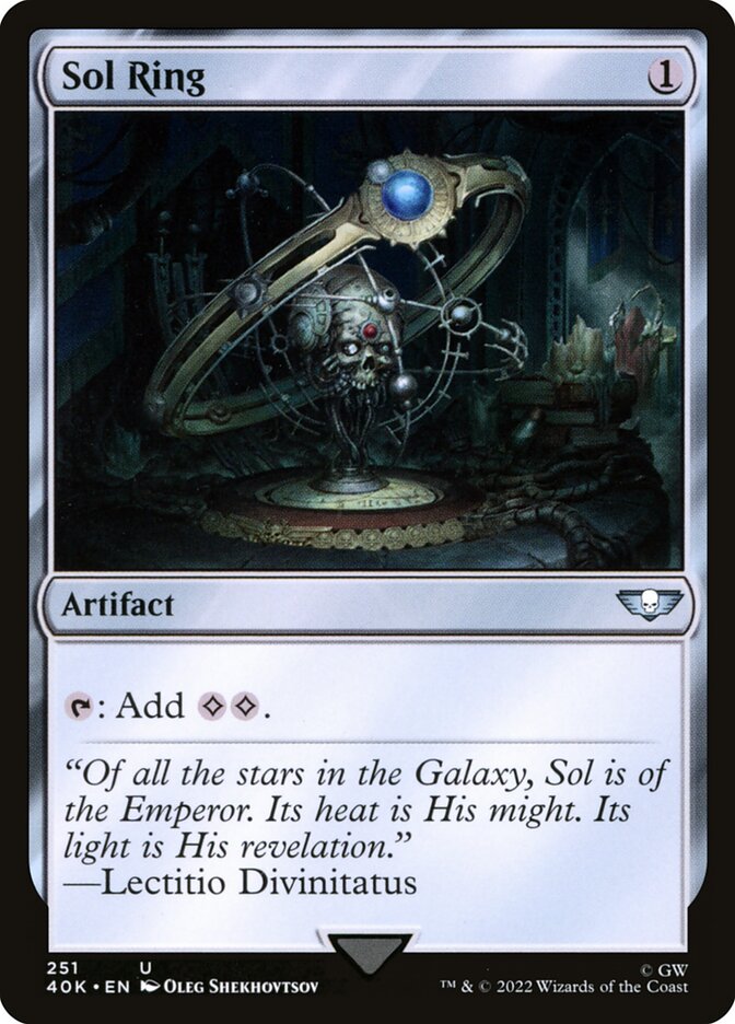 Sol Ring (251) - Warhammer 40,000 Commander (40K)