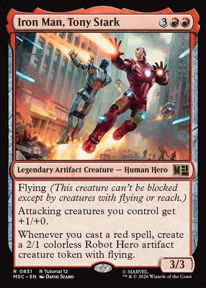 Iron Man, Tony Stark (851) - Marvel Super Heroes Commander (MSC)