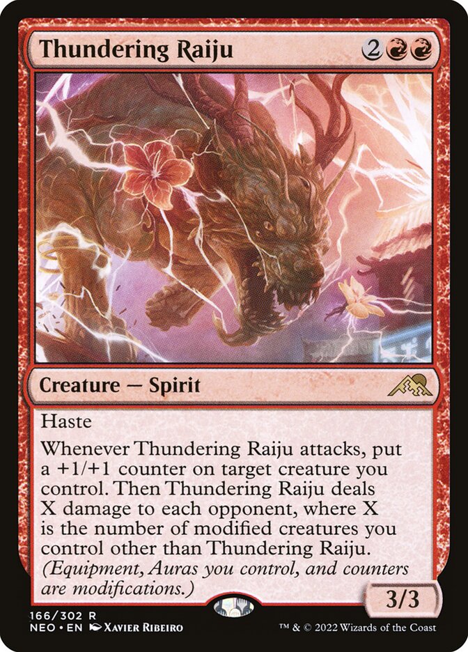 Thundering Raiju (166) - Kamigawa: Neon Dynasty (NEO)