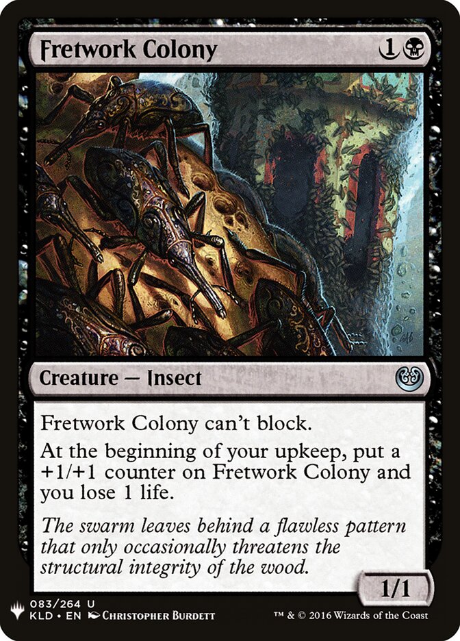 Fretwork Colony (KLD-83) - The List (PLST)