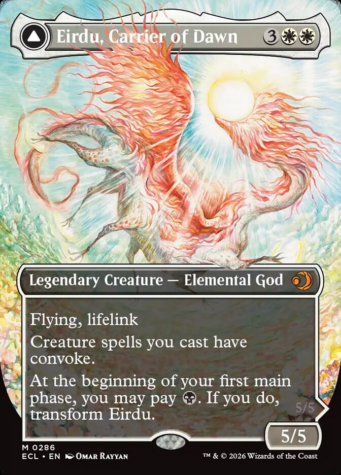 Eirdu, Carrier of Dawn // Isilu, Carrier of Twilight (286) - Lorwyn Eclipsed (ECL)