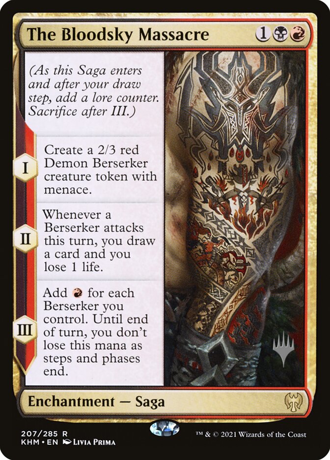 The Bloodsky Massacre (207p) - Kaldheim Promos (PKHM)