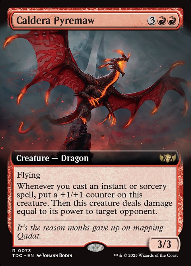 Caldera Pyremaw (73) - Tarkir: Dragonstorm Commander (TDC)