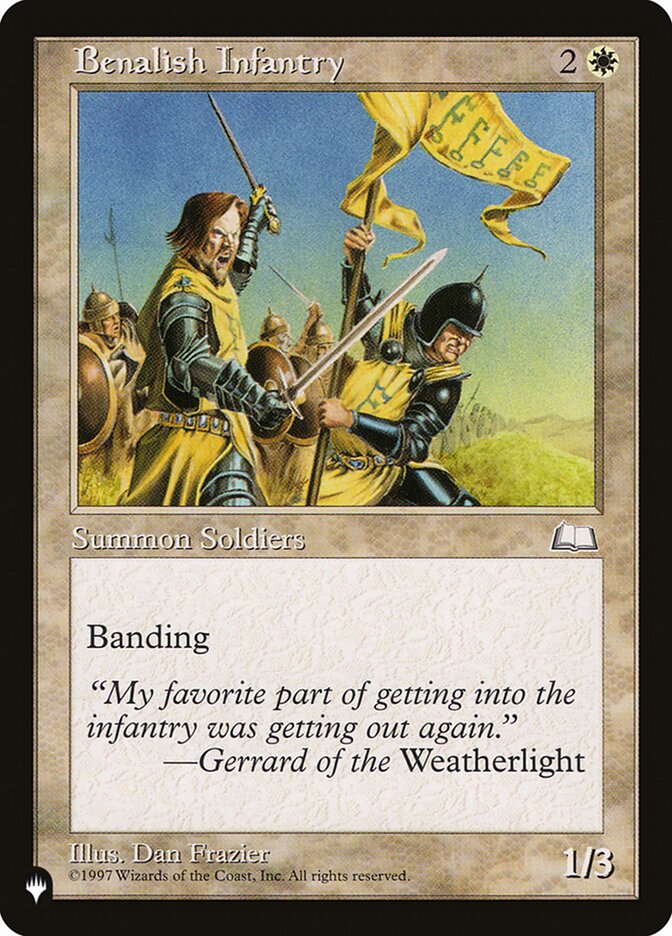 Benalish Infantry (WTH-8) - The List (PLST)