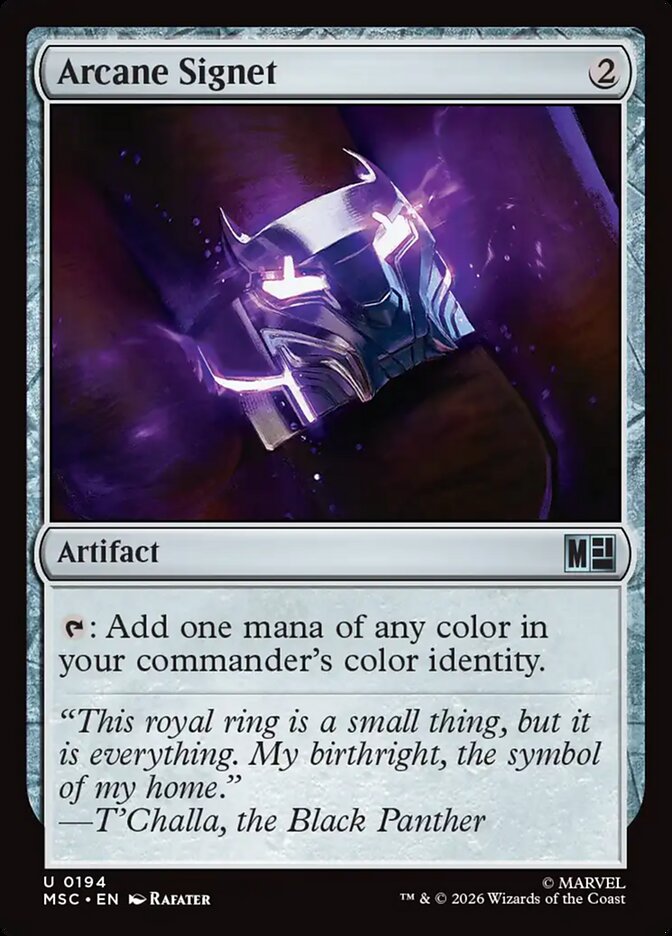 Arcane Signet (194) - Marvel Super Heroes Commander (MSC)