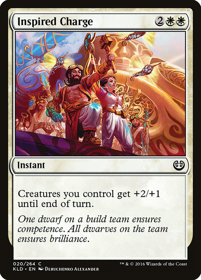 Inspired Charge (20) - Kaladesh (KLD)