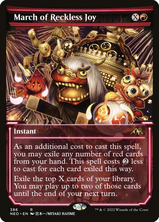 March of Reckless Joy (386) - Kamigawa: Neon Dynasty (NEO)