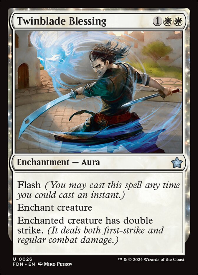 Twinblade Blessing (26) - Foundations (FDN)